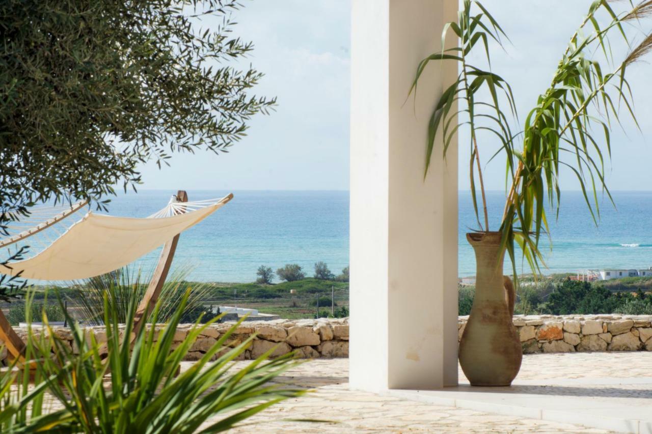 Le Gioie - Villa Macchia Mediterranea - Splendida Villa Vista Mare Immersa Nel Verde Torre Pali Exterior foto